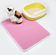 Pet Cat Litter Mat Pet Supplies EVA Double Cat Litter Mat