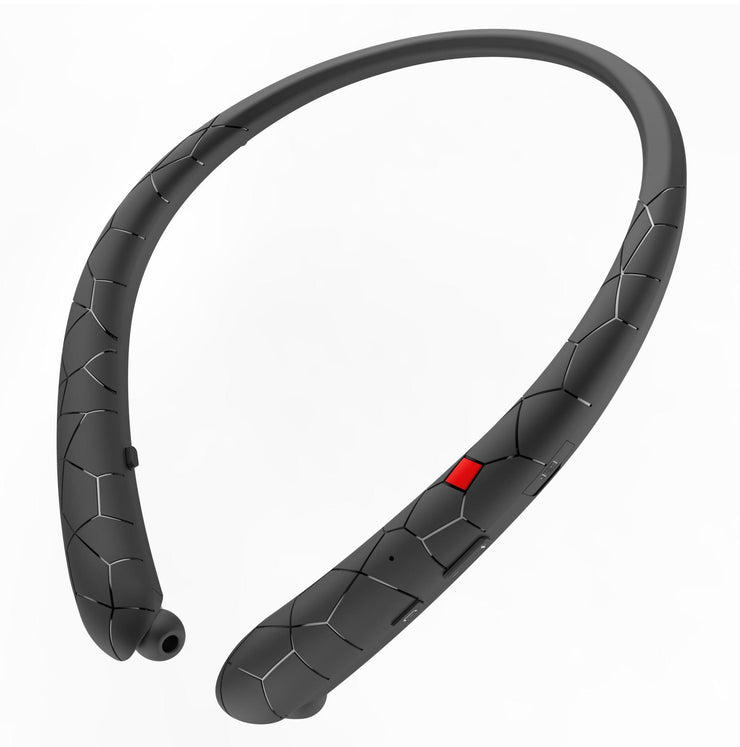 Sports Retractable Wire Handsfree Call Wireless Neckband Bluetooth Headphones Stereo Headset