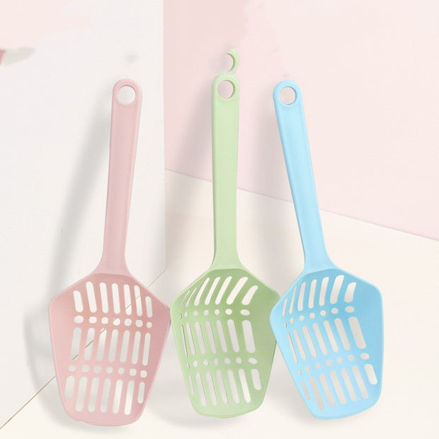 Suits Different Sized Cats Litter Solid Handle Plastic Pet Cat Litter shovel scoop